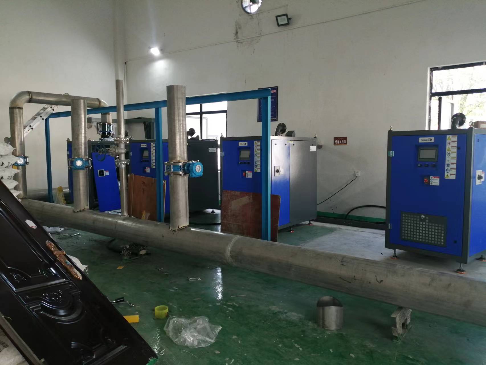 創(chuàng)邦空氣懸浮鼓風機貴州安裝現(xiàn)場